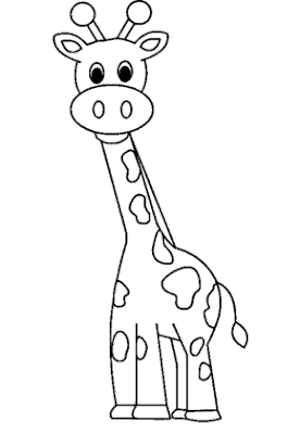 46 jolis dessins de girafes à imprimer gratuitement