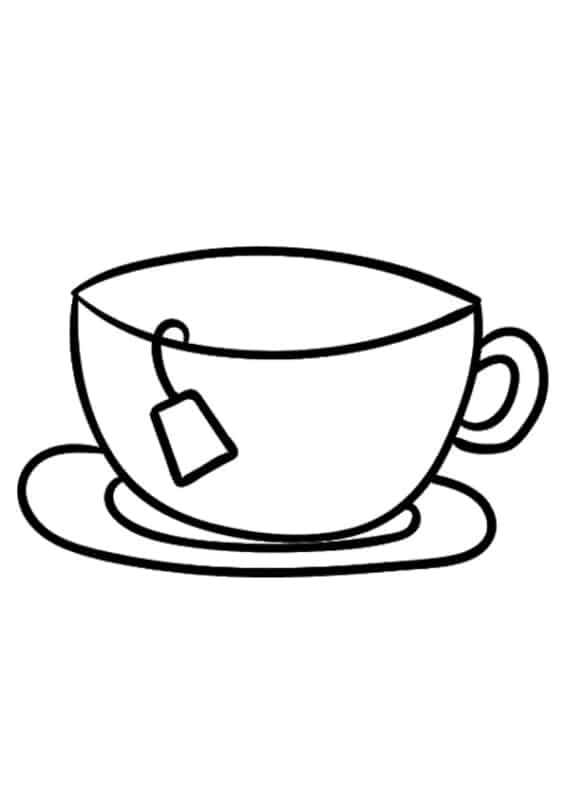 31 activités de coloriage de tasse de thé
