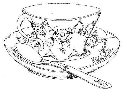 36 activités de coloriage de tasse de thé