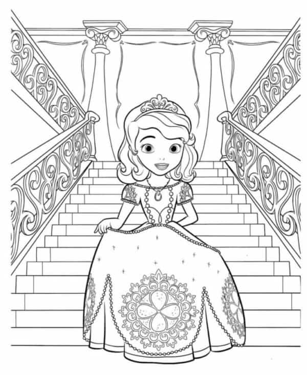 9 activités à imprimer et colorier Princesse Sofia