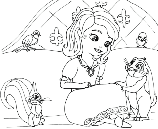 17 Activité princesse Sofia avec des animaux
