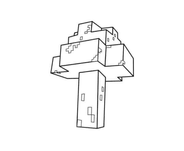 coloriage minecraft 47