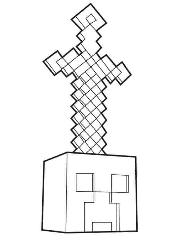 Coloriage Minecraft 50