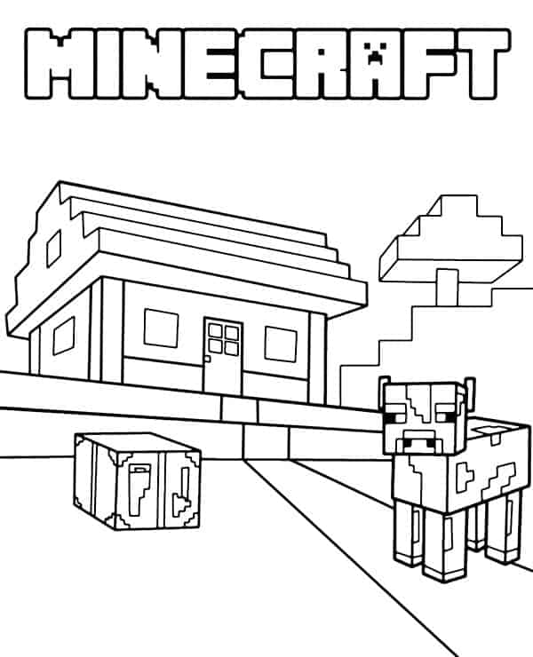 coloriage minecraft 53