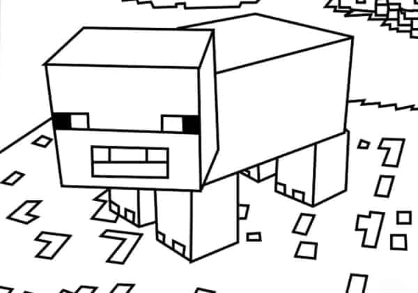 coloriage minecraft 59