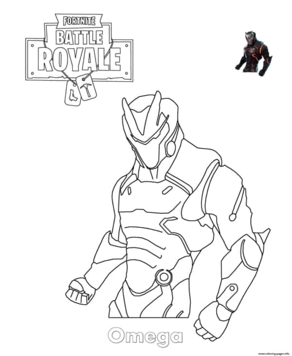 Coloriages Fortnite 17