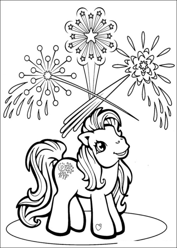 32 dessin de personnage My Little Pony à colorier