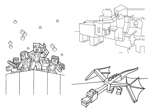 dessins minecraft