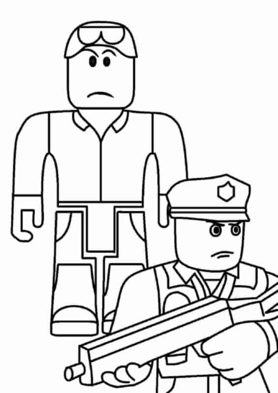 Coloriage Roblox 35