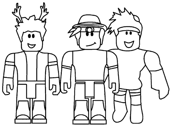 coloriage roblox 3