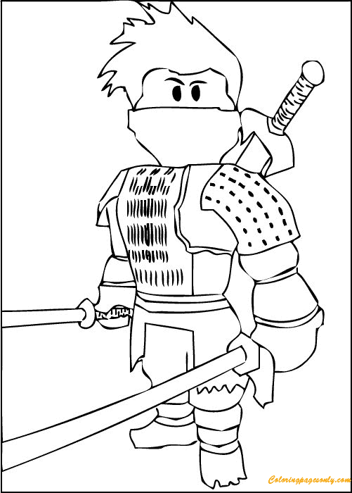 Coloriage Roblox 1