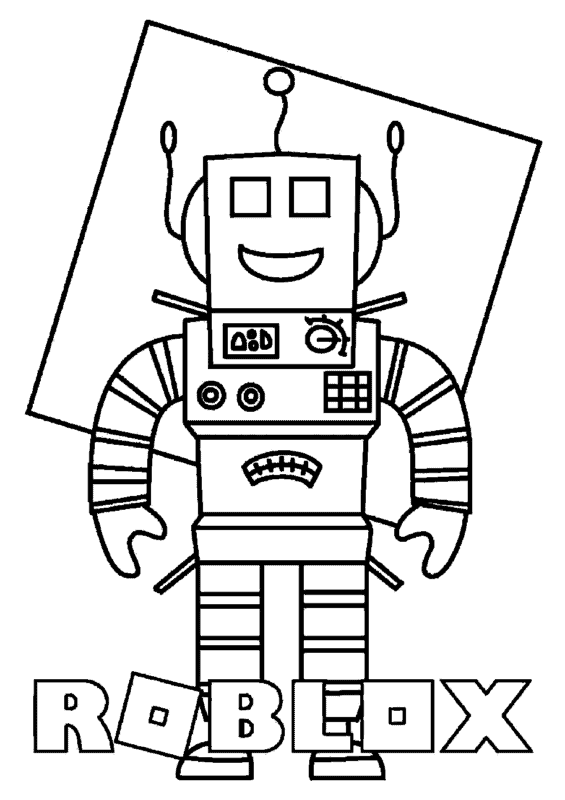 coloriage roblox 4