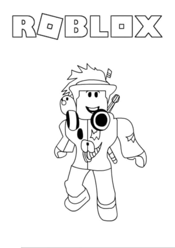 Coloriage Roblox 12