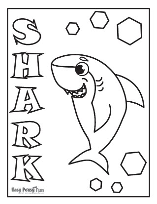 coloriage de requin