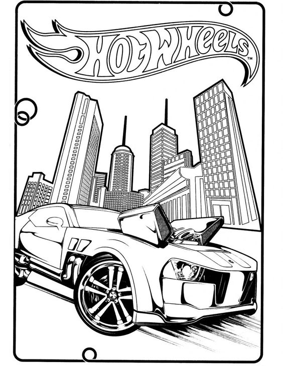 Coloriages Hot Wheels16