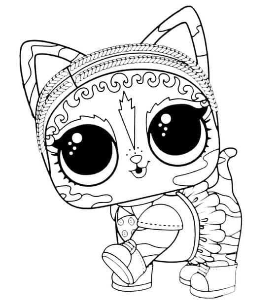 Chaton Lol animaux coloriage Pinterest Source