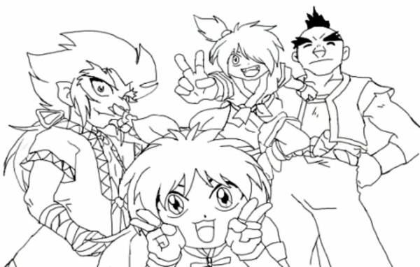 personnages beyblade
