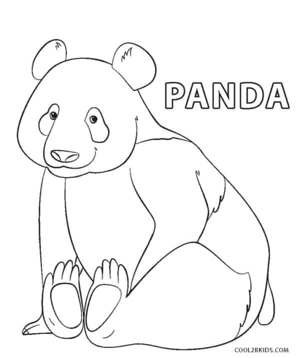 14 dessins de pandas à imprimer et colorier Cool2bKids