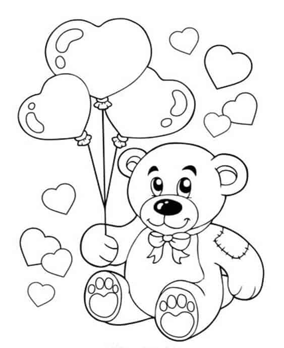 35 coloriages d'ours mignons Tulalama