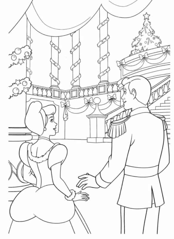 28 3 Cendrillon à imprimer et colorier Wonder Day