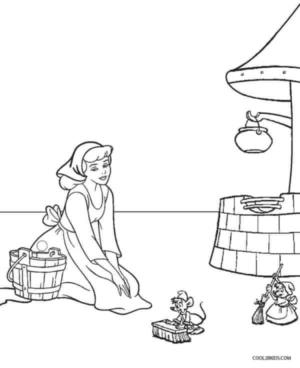 15 coloriages gratuits de Cendrillon Cool2bKids