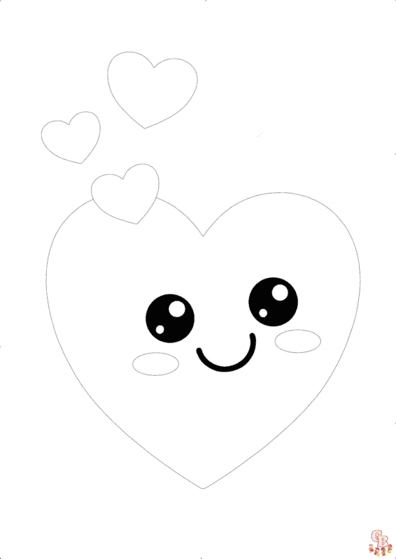 32 dessins de coeurs mignons GBcoloring