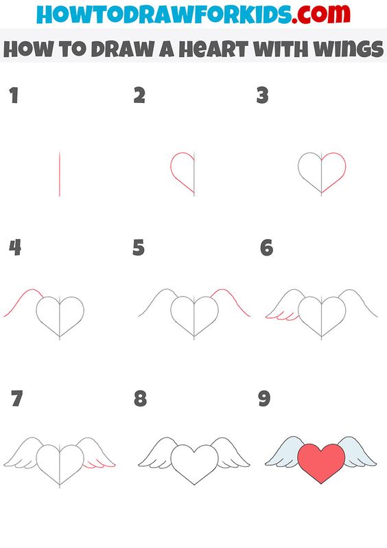 comment dessiner un coeur