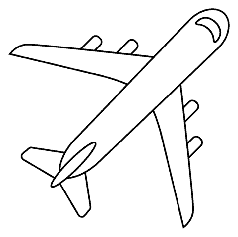 Idées de coloriage d'avion