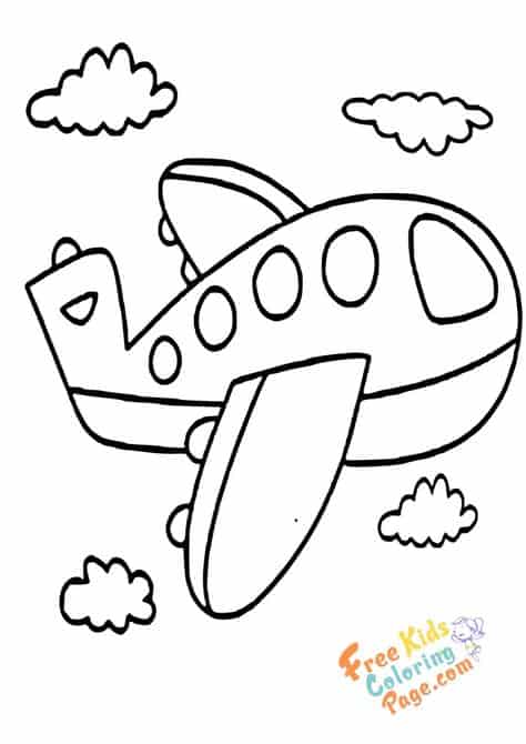 dessin d'avion pour colorier de bonnes idées