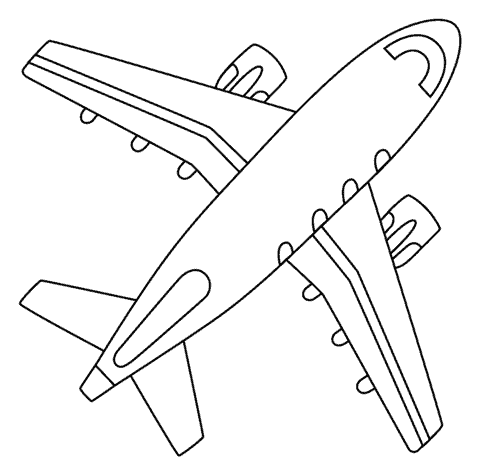 Idées de coloriage d'avion