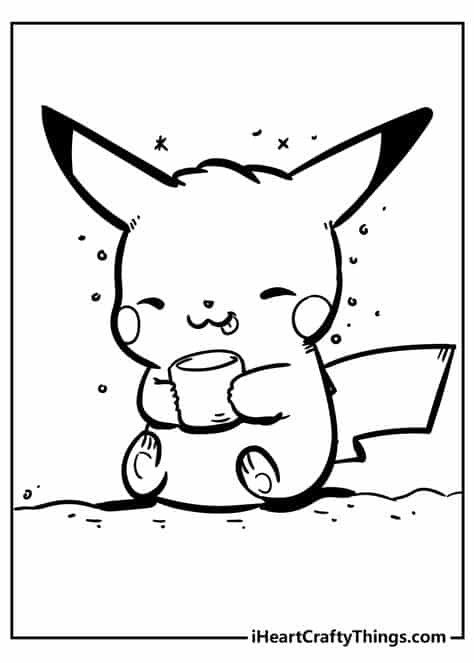 Conseils de coloriage Pikachu