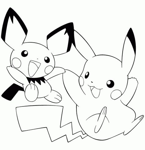 Pikachu et Pichu