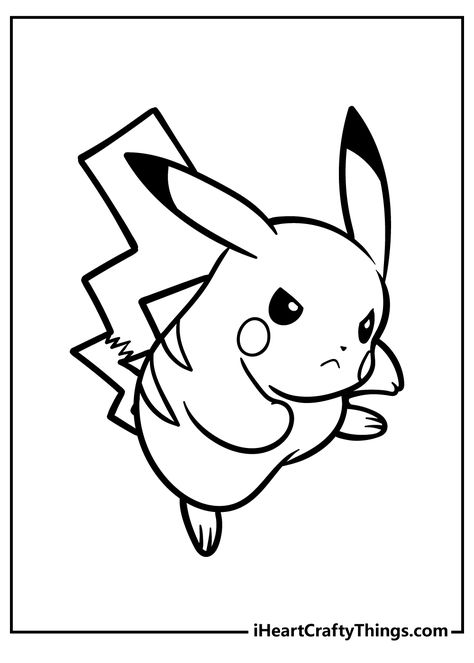 Pikachu pour l'idée de coloriage