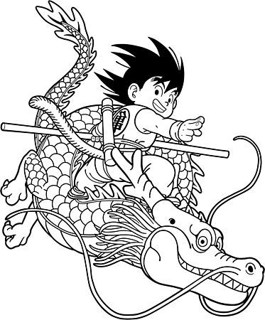 goku et le dragon
