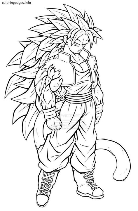 Goku transformé