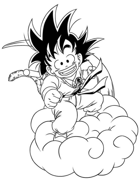 Nuage avec Goku