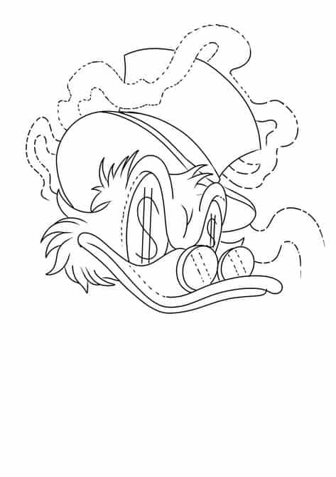 Coloriage - Oncle Scrooge
