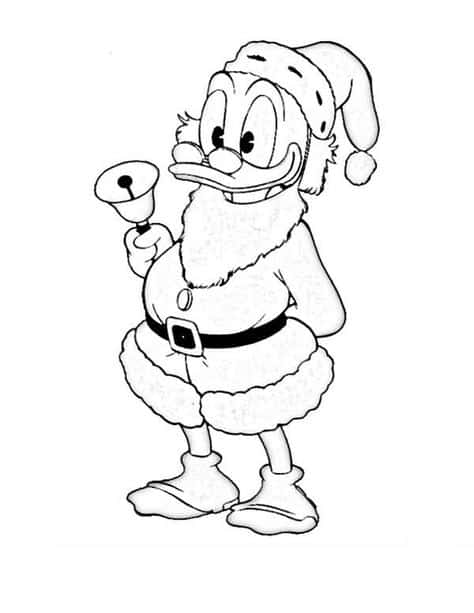 Oncle Scrooge Père Noël