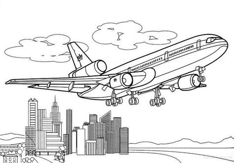 dessin d'avion
