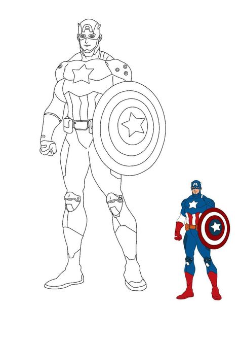 Images et dessins de Captain America