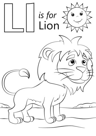 l pour lion
