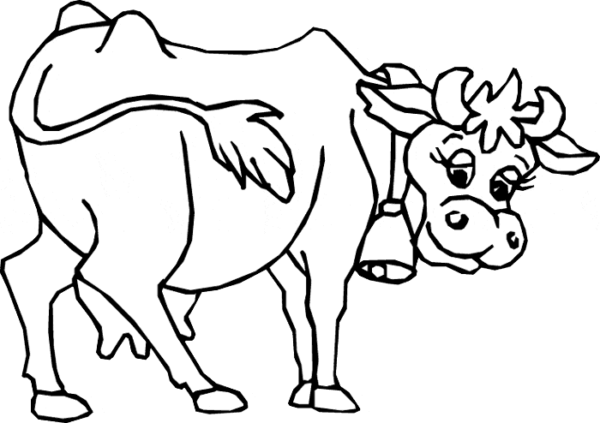 8 dessins de vache simples Pinterest
