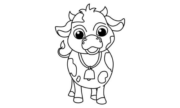 53 dessins pour peindre une vache Creative Fabrica