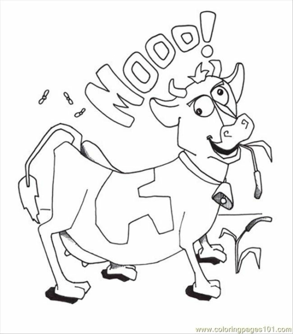 59 dessins de vache mignons à peindre AZ Coloriage