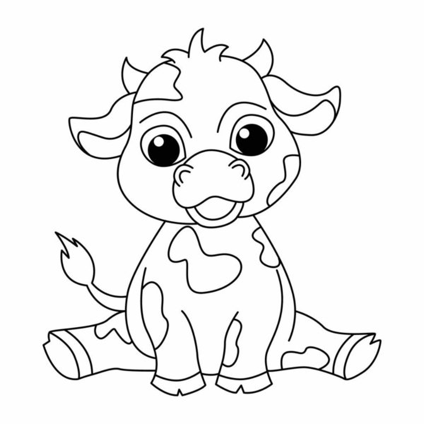 48 vaches mignonnes et tachetées à colorier McQueens Dairies